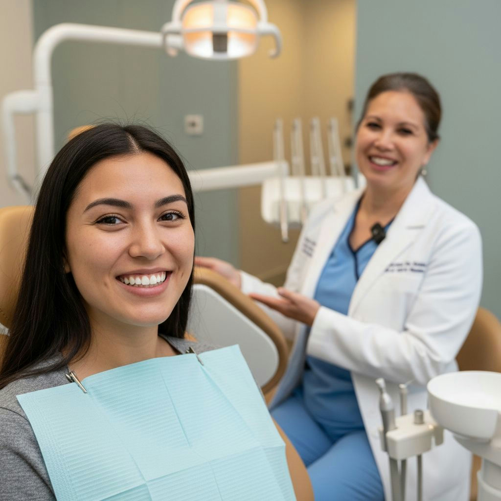 Patient after affordable dental bonding repair in Alexandria VA at Christine L. Mai DDS PC