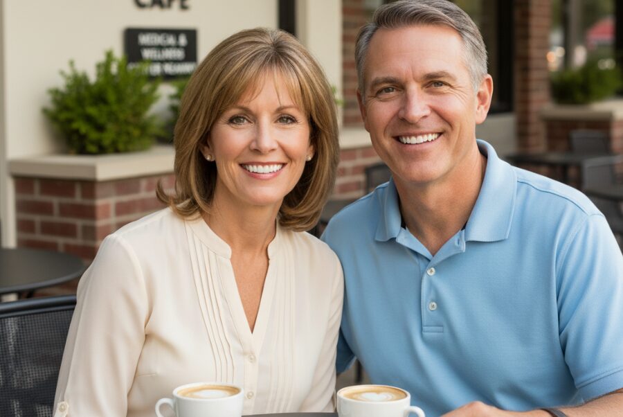affordable-dental-implants-woodbridge-va-hero Happy Woodbridge VA couple smiling after affordable dental implants consultation