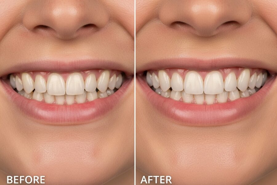 long term value veneers Woodbridge VA before after results