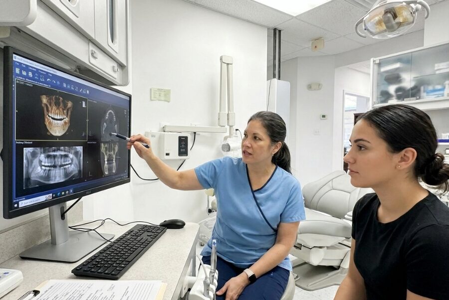 Dental imaging before wisdom tooth extraction in Woodbridge VA